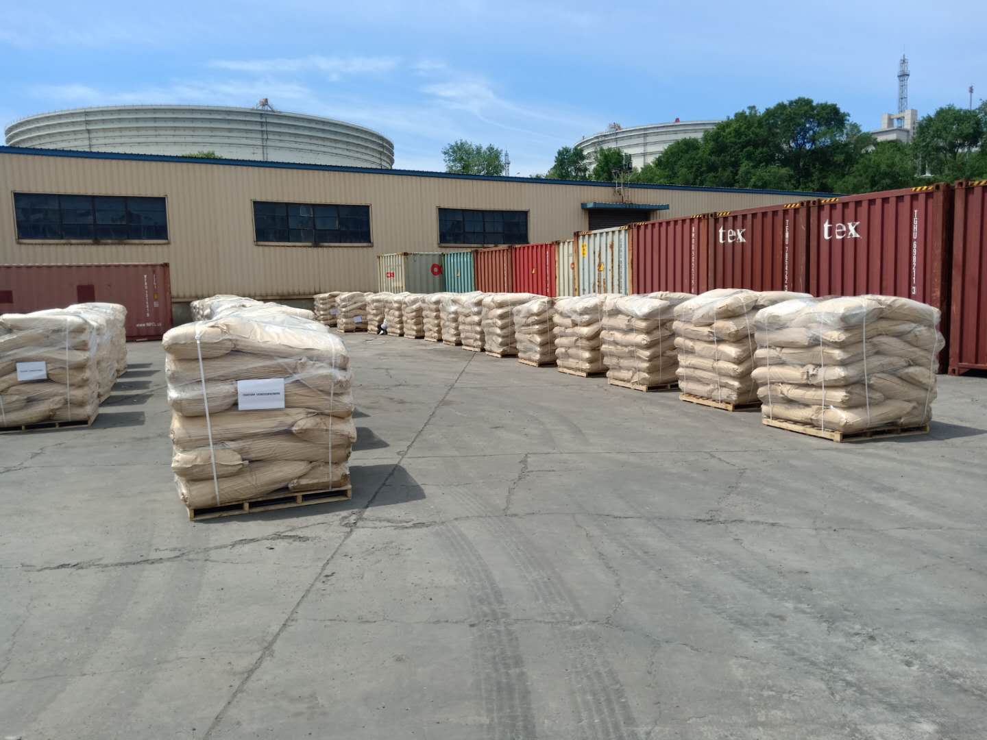 LIGNOSULFONATE PALLETS LOADS-