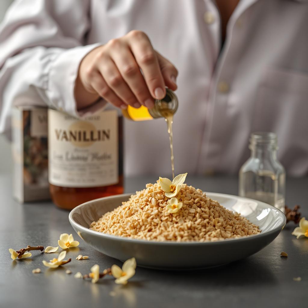 Lignosulfonate in vanillin production