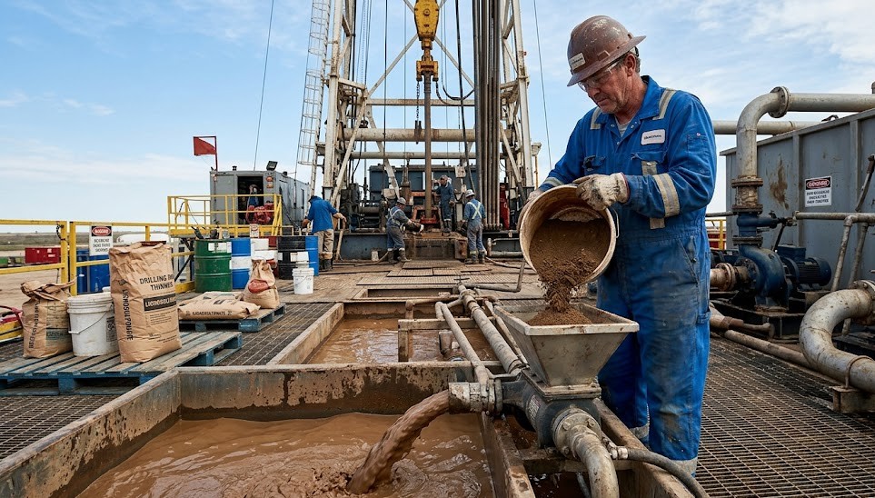 Lignosulfonate used as drilling mud thinner