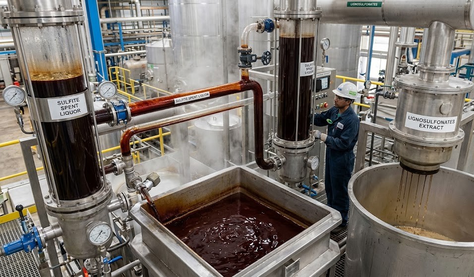 Lignosulfonates extract from sulfite spent liquor