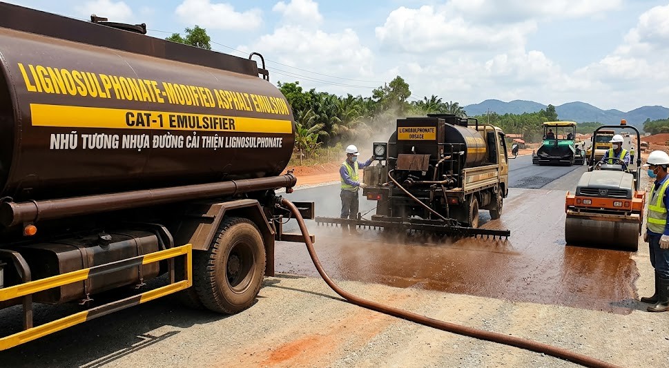 Lignosulphonate used in Asphalt industry