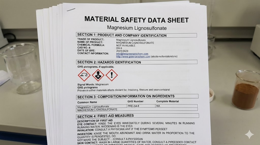 Magnesium Lignosulfonate MSDS