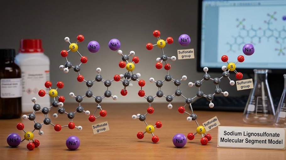 Molecular Structure of Sodium Lignosulfonate