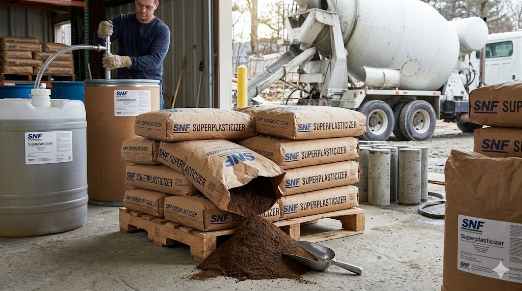 SNF is used as an anionic surfactant