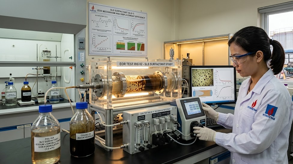 Sodium Lignosulfonate (SLS) Surfactant Formulation to Improve Oil Recovery