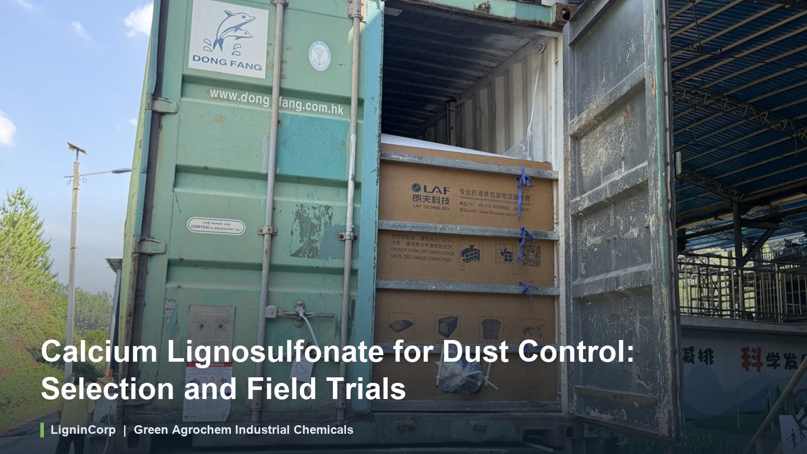 Calcium Lignosulfonate for Dust Control: Selection and Field Trials