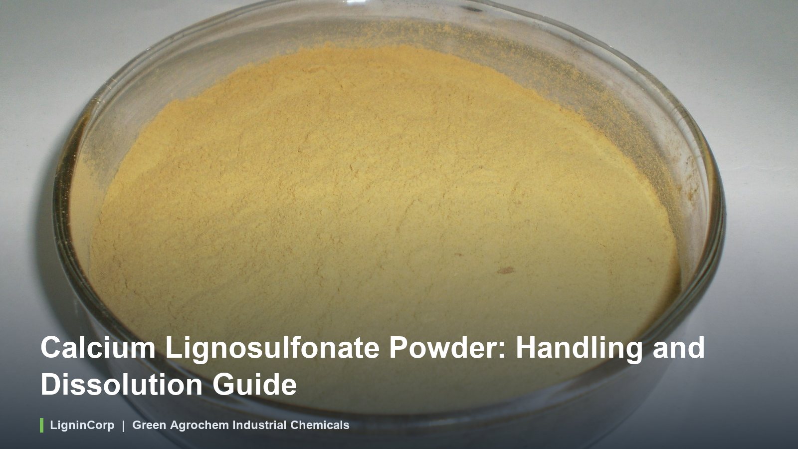 Calcium Lignosulfonate Powder: Handling and Dissolution Guide