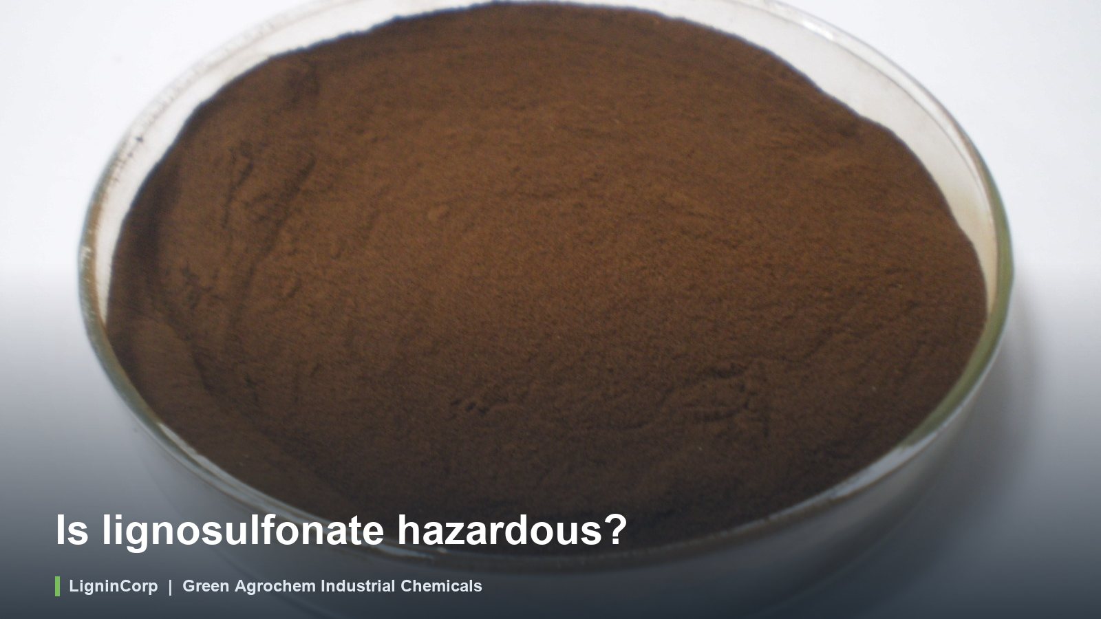 Is lignosulfonate hazardous?