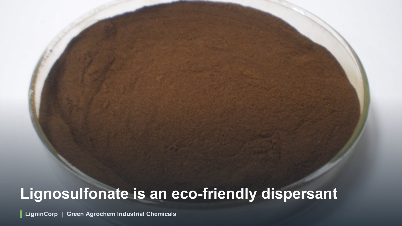 Lignosulfonate is an eco-friendly dispersant