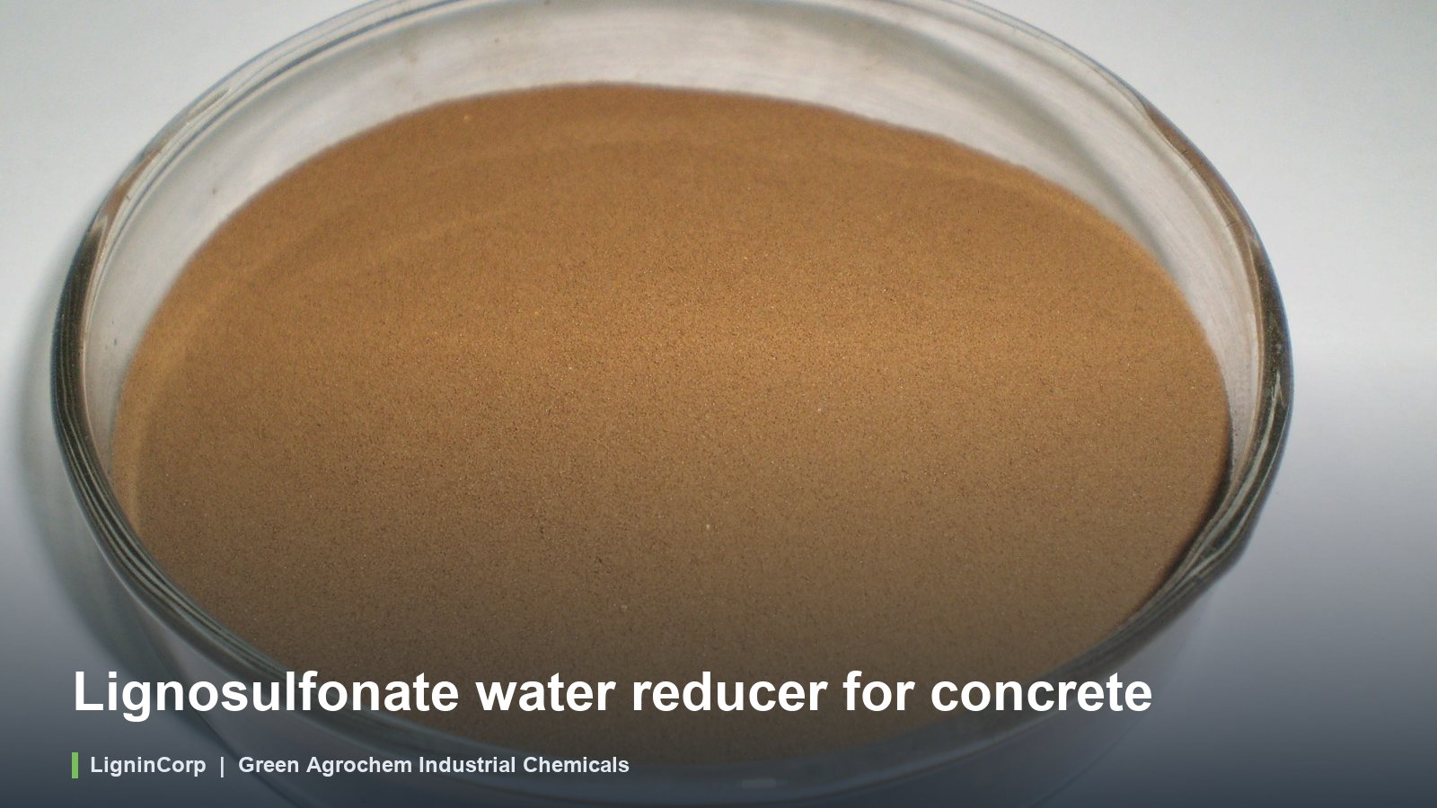 Lignosulfonate water reducer for concrete
