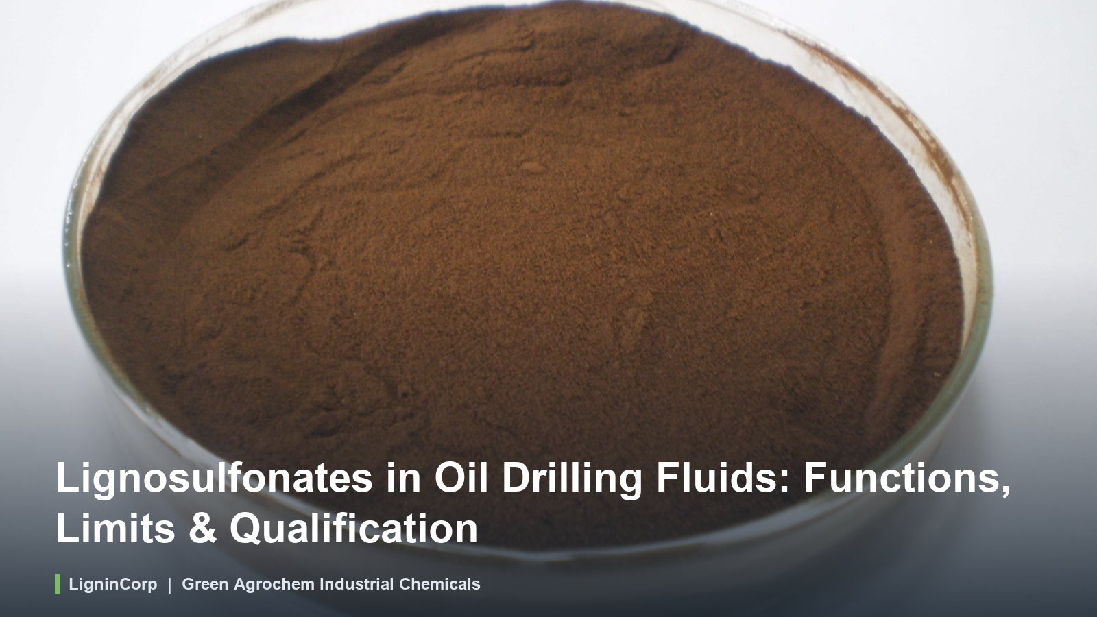 Lignosulfonates in Oil Drilling Fluids: Functions, Limits & Qualification