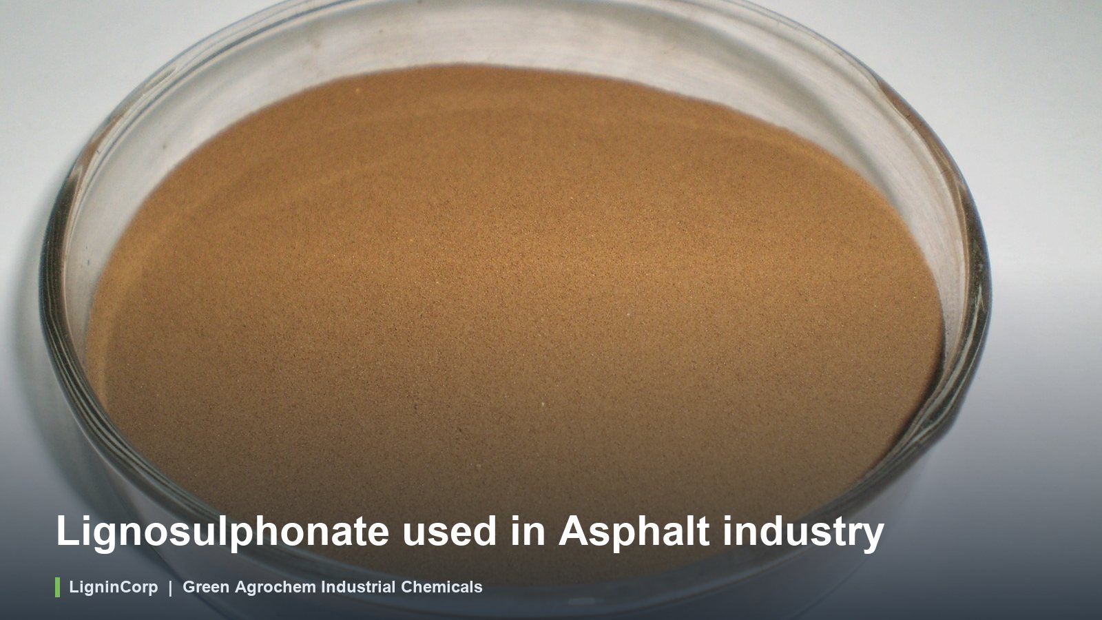 Lignosulphonate used in Asphalt industry
