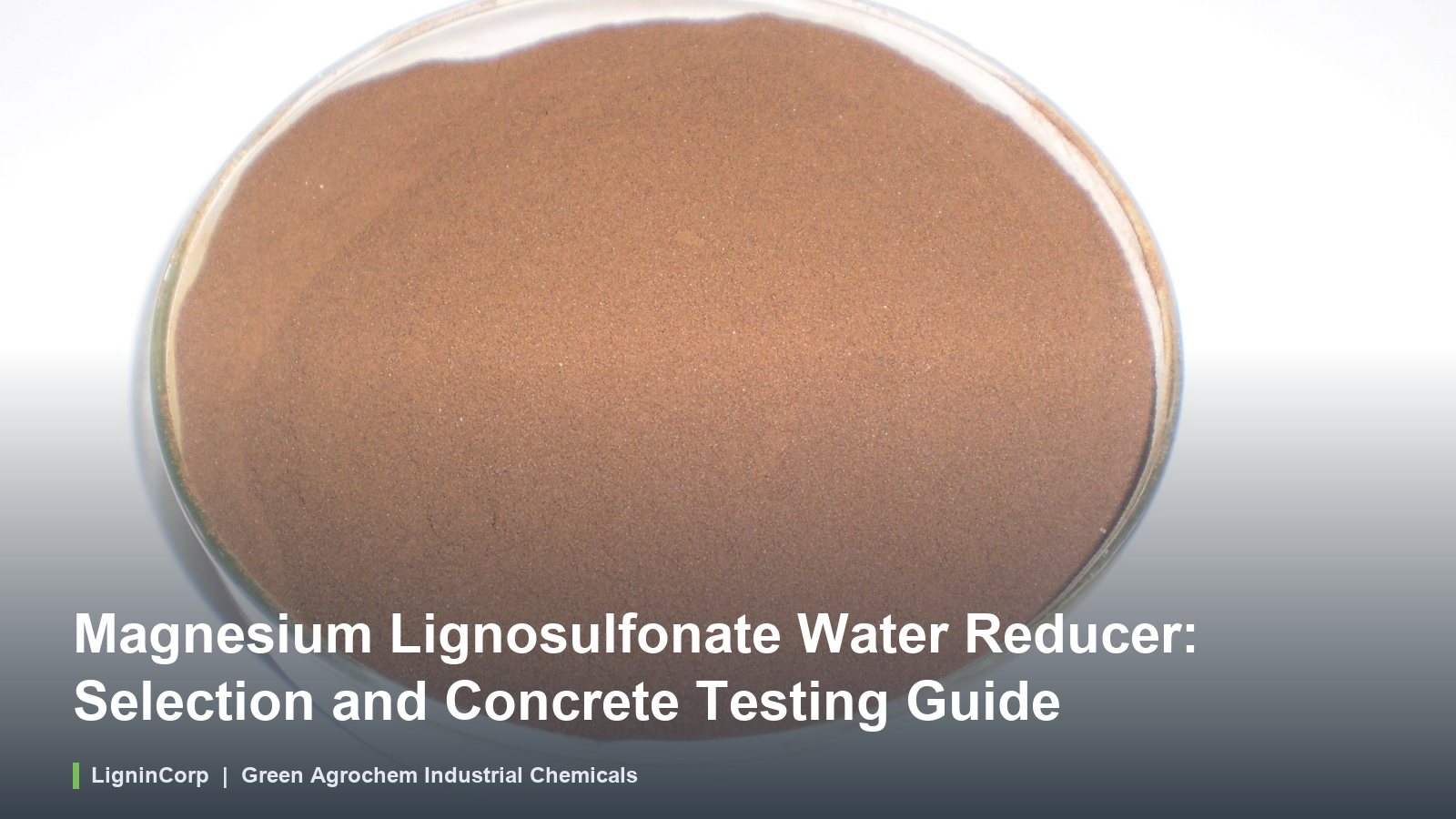 Magnesium Lignosulfonate Water Reducer: Selection and Concrete Testing Guide