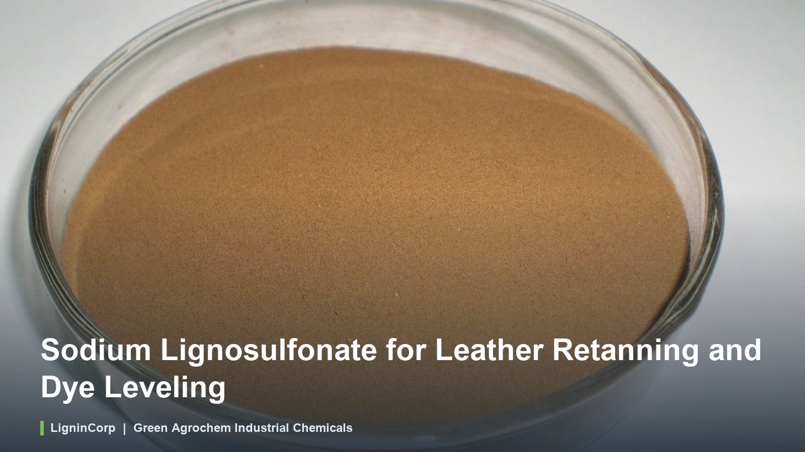 Sodium Lignosulfonate for Leather Retanning and Dye Leveling