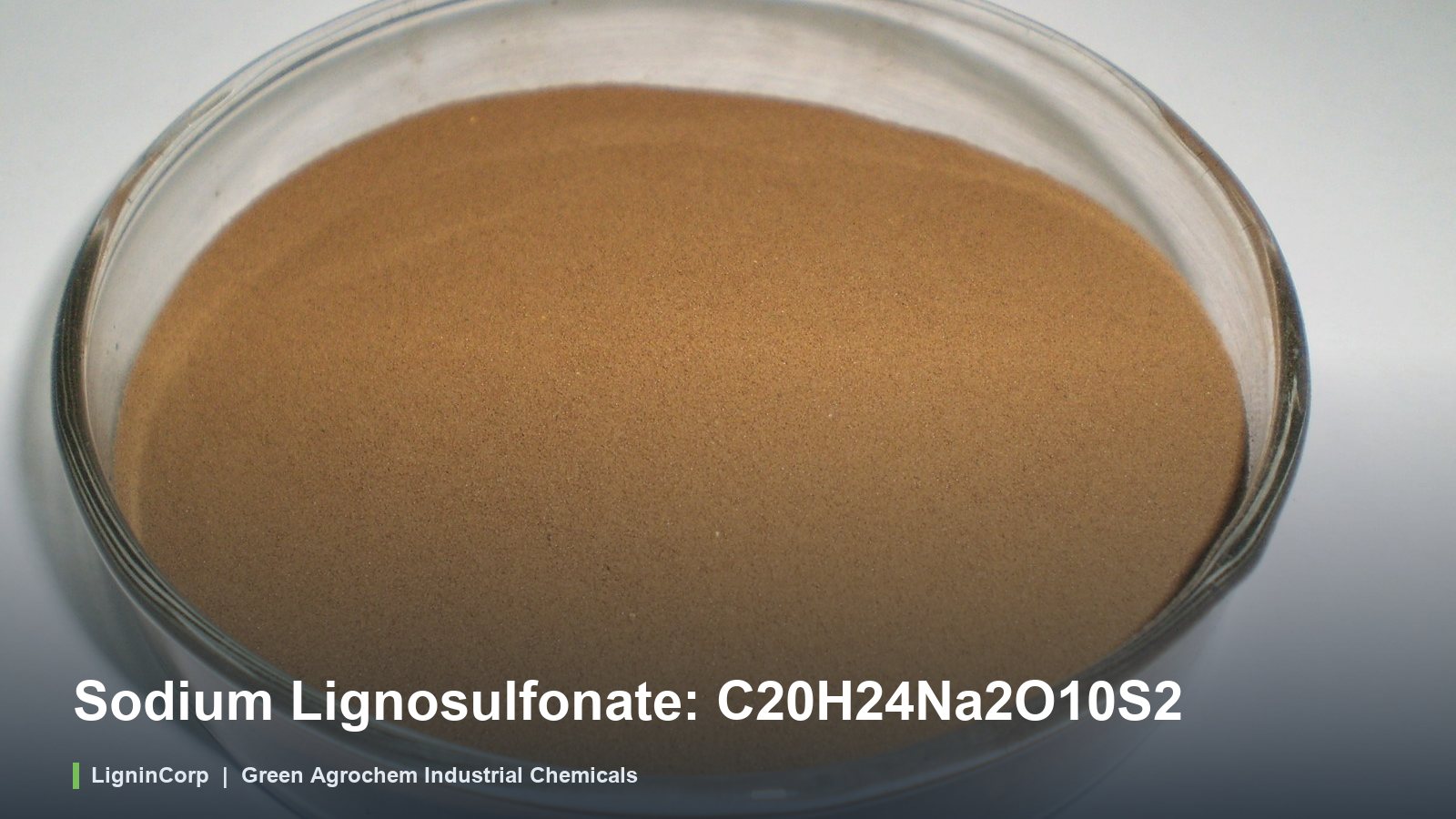 Sodium Lignosulfonate: C20H24Na2O10S2